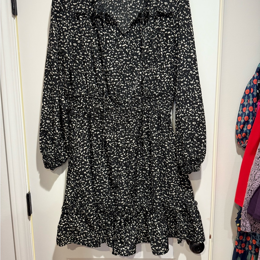 Black and White Polka Dot Dress
